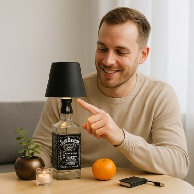 Flaschenlampe, die jeden Raum verwandelt | BOTLAMPI