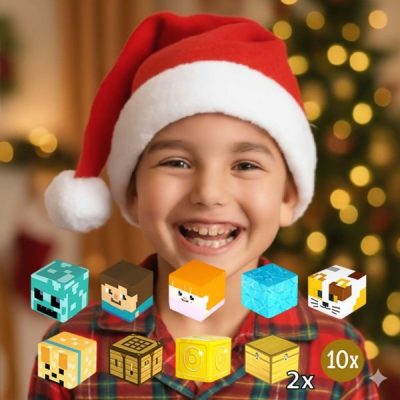 10x zusätzliche Blöcke für MAGCRAFTI + festliche Mütze GRATIS | XMASHATMAGBLOCKS